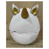 Unicorn egg with stuffed unicorn and mini toys