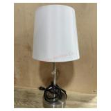 Chrome finish bed side lamp