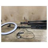 Ring Light and camera tripod