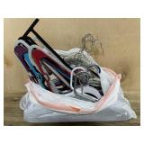 Bag of velvet hangers