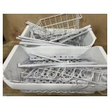 Wall hanging basket storage system