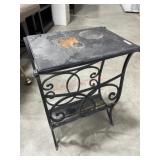 Wrought iron table  (needs painted)