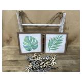 Family, Blessings and word cutouts/ 2 palm