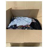 Box of ladies size small and junior xl clothing