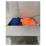 Box of ladies size small and junior xl clothing