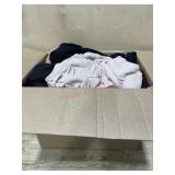 Box of ladies size small and junior xl clothing