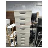 2- Plastic drawer cabinets
