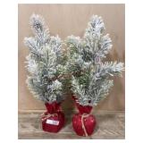 2-  Mini Christmas trees