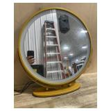 Large lighted table mirror