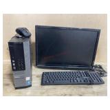 Dell computer with monitor