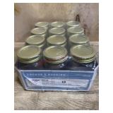 Dozen Anchor Hocking pint canning jars