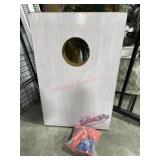 Cornhole boards and bags
