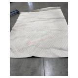 7 ft. 10 x10 foot beige area rug