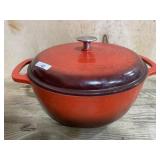 Enamel cast covered baker