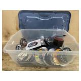 Tote with DVD movies and Dell usb DVD drives