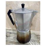 Old percolator coffee pot