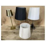 Box of 3 small nite table lamps