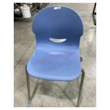 Blue child chair