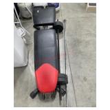 Exercise table and weights