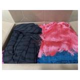 Box of ladies size small and junior xl clothing
