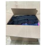Box of ladies size small and junior xl clothing