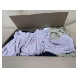 Box of ladies size small and junior xl clothing