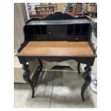 Black writing desk