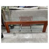 Glass top entertainment cabinet