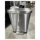Stainless trash can