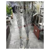 2- Lighted vine decorations