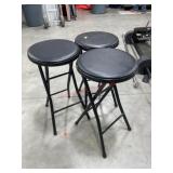 3- Folding stools