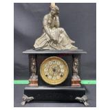 VINTAGE CLCOK WITH TOPPER