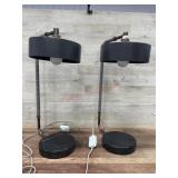 Pair of modern table lamps