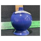 VINTAGE FIESTAWARE COBALT MUSTARD COBALT W/ LID