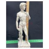 ITALIAN 15 INCH NUDE MALE  STATUE