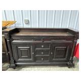 Tommy Bahama home furnishings copper inlay server