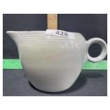 VINTAGE FIESTAWARE JUG PITCHER GREY