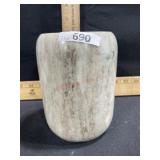 6 Inch Marble utensil jar