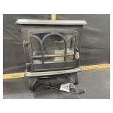 Wood stove electric fireplace