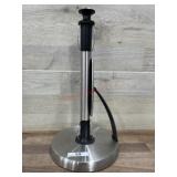 Brushed stainless paper towel holder