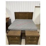 Steve Silver Milan King size bed frame/ dresser