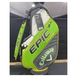 Callaway green and white golf bag no front cover