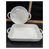 Cordon Blue round casserole and 9 x11 casserole