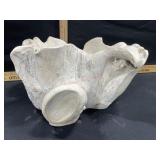 Nantucket Bowl in whitewash finish