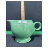 VINTAGE FIESTAWARE GREEN LARGE TEAPOT NO LID