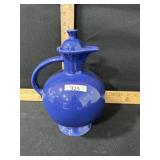 VINTAGE FIESTAWARE COBALT CARAFFE TINY CHIP UNDER