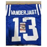 Colts #13 Vanderjagt signed jersey