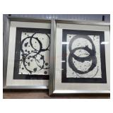 Pair of 25x30 Astro Burst prints in 30x 35 s