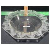 R. LALIQUE OCTOGON BOWL 8 SIDES