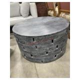 Classic Furniture Co. Round Brick teak coffee